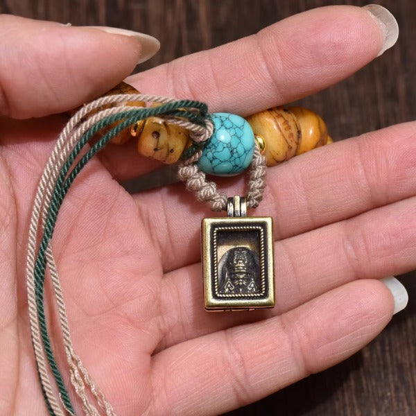 Dzi barrel beads Zhajiram bracelet